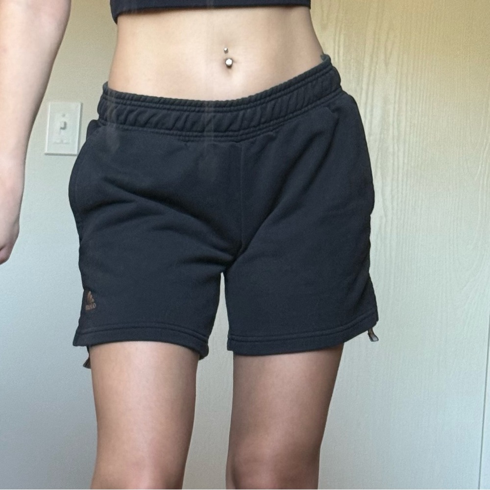 Women’s Adidas Sweatpants Shorts with Pockets Black Size Small